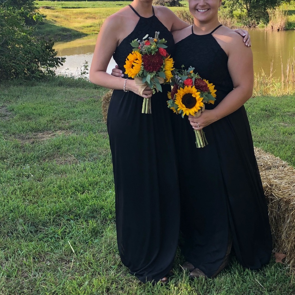Black bridesmaids/formal dress